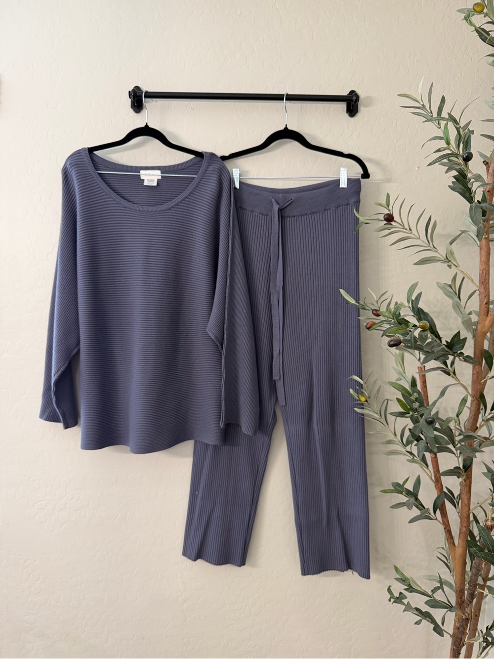 Böhme Cozy Oversized Ribbed Knit Lounge Set